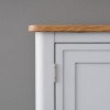 Grey Painted Large Storage Sideboard with Oak