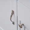 Grey Painted Large Storage Sideboard with Oak