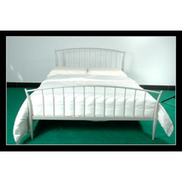 5ft Lilly Metal bed in Silver